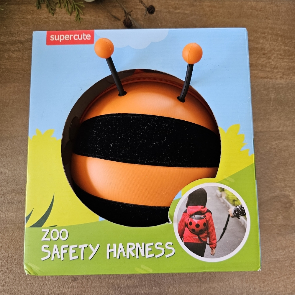Ladybug backpack safety harness NEW